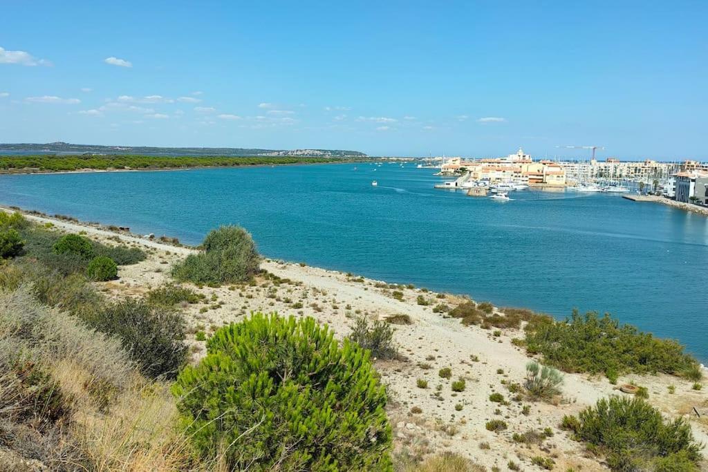 Appt T1 Bis, Terrasse Face Mer, Renove, Climatise Leucate Dış mekan fotoğraf